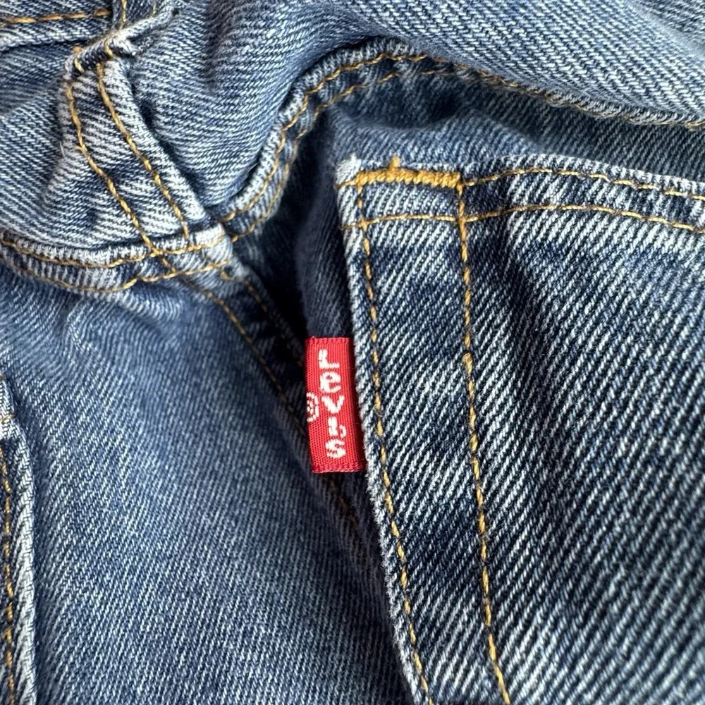 Levi 550 Jeans Mens 34x32 Blue Relaxed Fit Tapered Leg Casual Classic Denim Work